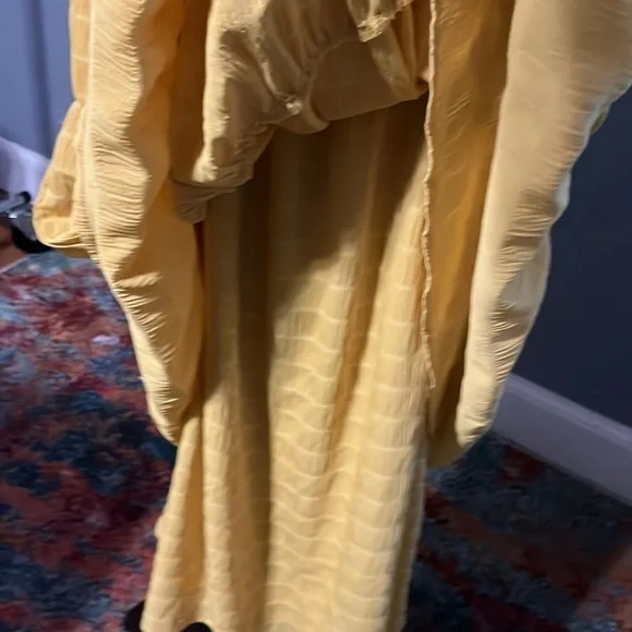 Slate & willow beautiful double lined dress. Elastic waist - Picture 6 of 8